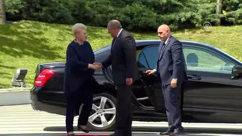 Litvanya Cumhurbaşkanı Dalia Grybauskaite Gürcistan'da Litvanya Cumhurbaşkanı Dalia Grybauskaite Gürcistan'da