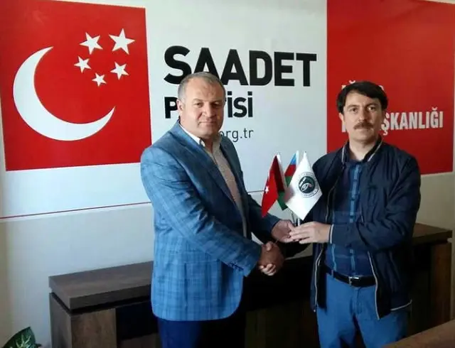 Başkan Gülbey, Saadet Partisi Başkanı Aslan'ı Ziyaret Etti