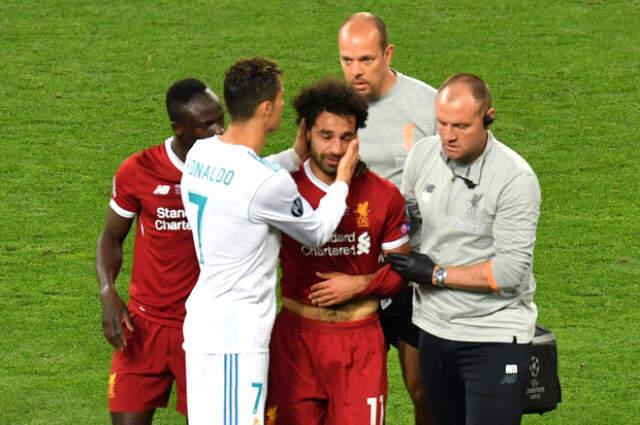 Cristiano Ronaldo'nun Muhammed Salah'a Bakışı Şampiyonlar Ligi Finaline Damga Vurdu