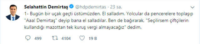 Selahattin Demirtaş Seçim Vaatlerini Sosyal Medyadan Duyurdu