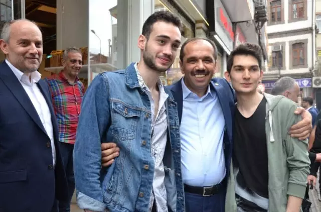Ak Partili Balta'dan MHP'ye Çat Kapı Ziyaret Ak Partili Balta'dan MHP'ye Çat Kapı Ziyaret