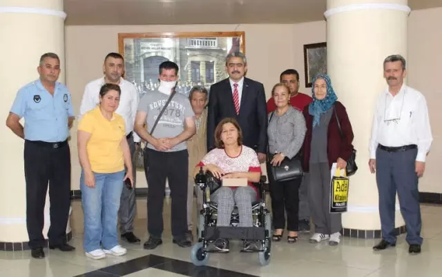 Başkan Alıcık Engelli Vatandaşı Sevindirdi Başkan Alıcık Engelli Vatandaşı Sevindirdi