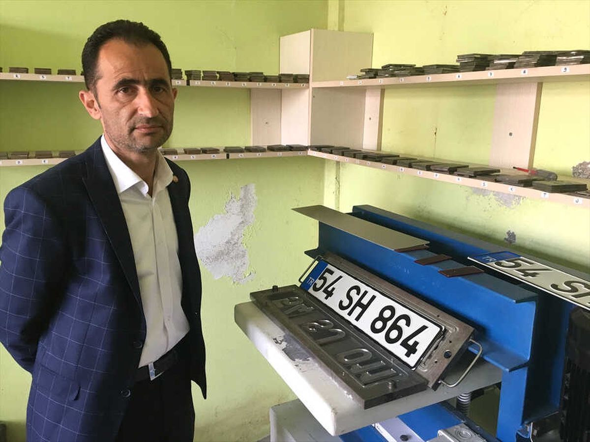 Sapanca'da Plaka Basımı