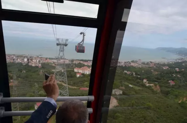 Karadeniz'in En Uzun Mesafeli Teleferik Projesi Tamamlandı Karadeniz'in En Uzun Mesafeli Teleferik Projesi Tamamlandı
