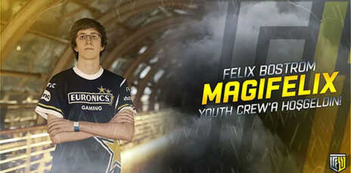 Felix 'Magifelix' Boström Youthcrew'da