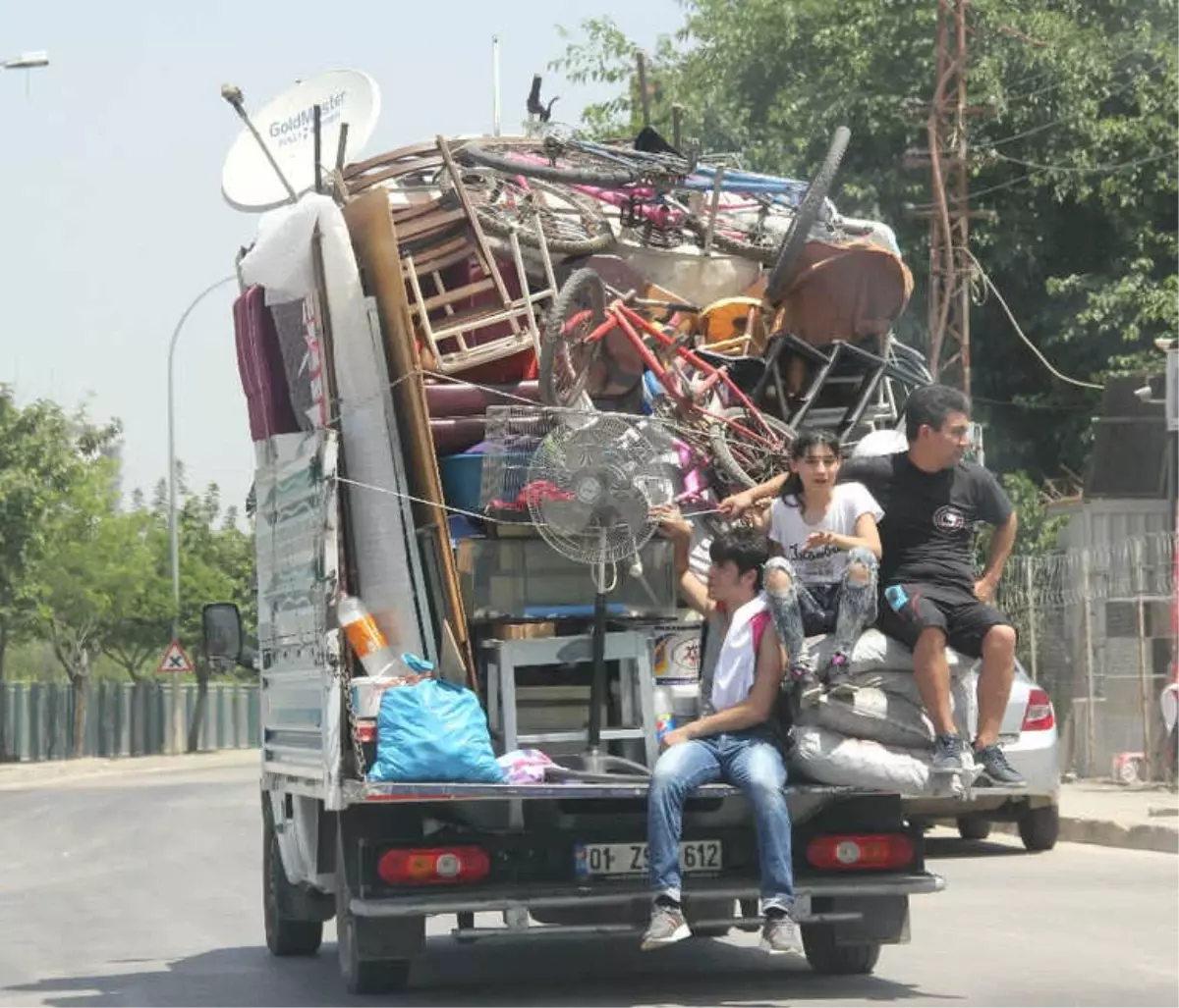 Adana'da Tehlikeli Yolculuk