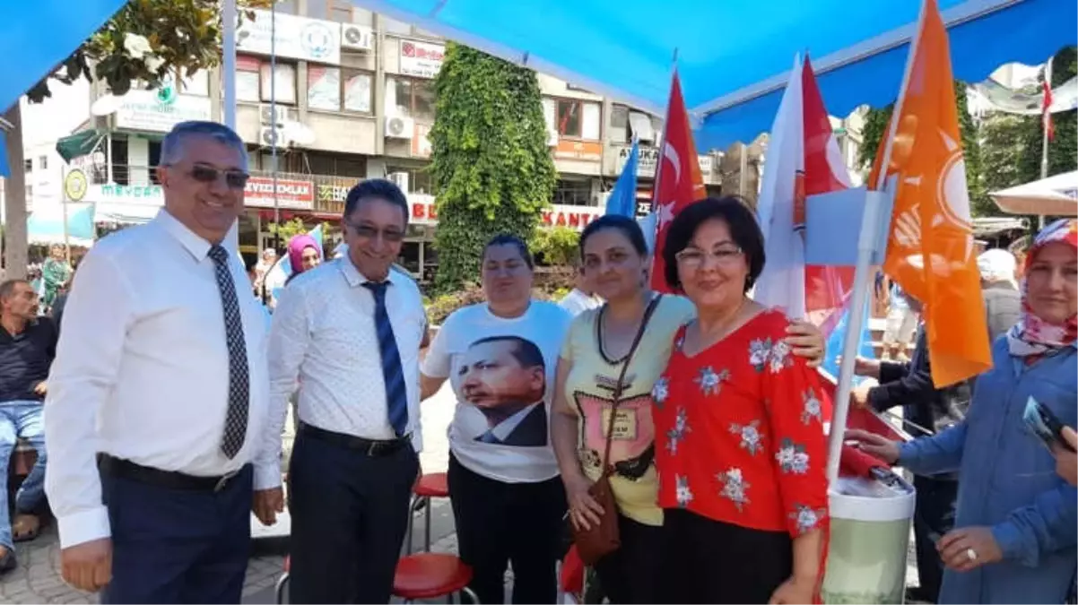 Başkan Saka, Seçim Stantlarını Ziyaret Etti