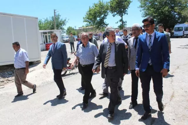 Vali Kalkancı Samsat'taki Çalışmaları Denetledi