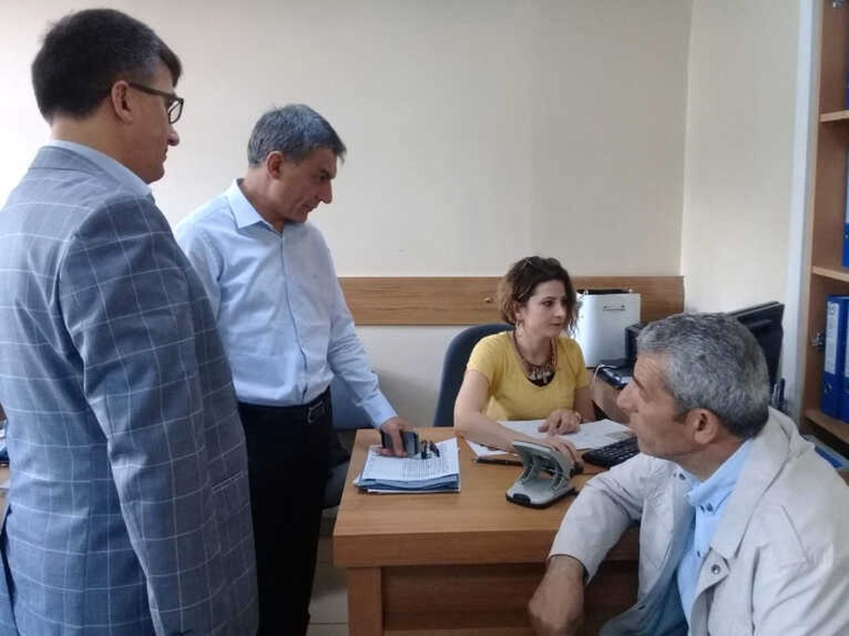 Kaymakam Özkan'dan Nüfus Müdürlüğü Ziyareti