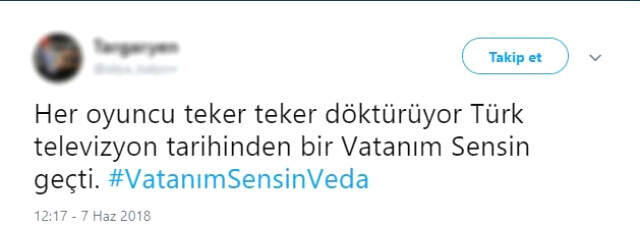 Vatanım Sensin Dizisinin Final Bölümü İzleyicileri Gözyaşlarına Boğdu