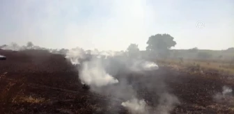Malkara'da Tarla Yangını