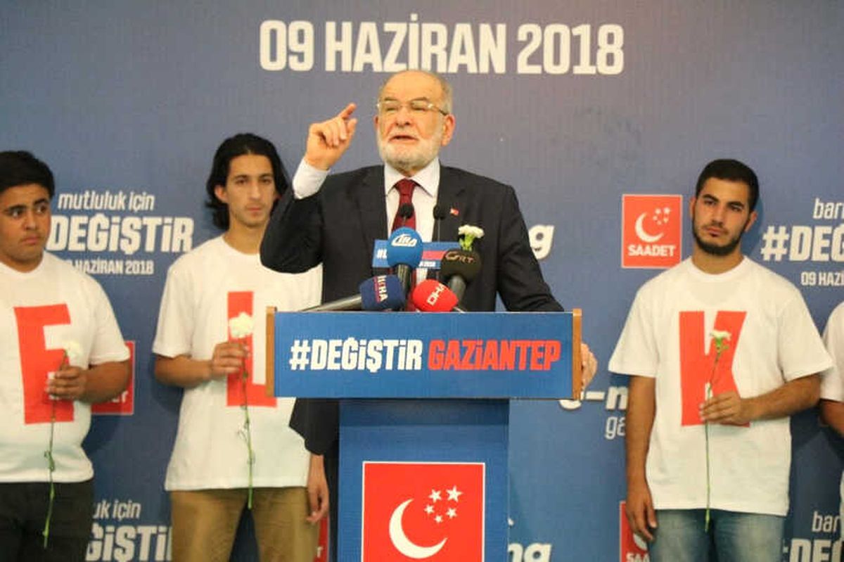 Saadet Partisi Lideri Karamollaoğlu Gaziantep'te 'E-miting' Yaptı