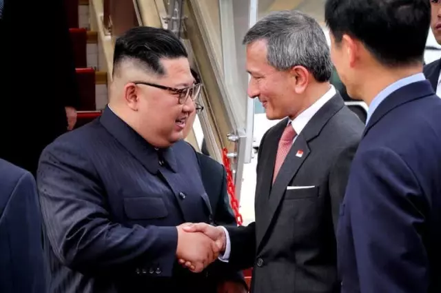 Kuzey Kore Lideri Kim, Tarihi Zirve İçin Singapur'da