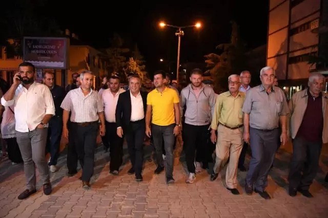Başkan Böcek, Elmalı'da Sahur Yaptı