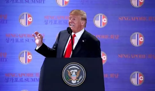 Trump, Görüşme Sonrası Basın Açıklaması Yaptı