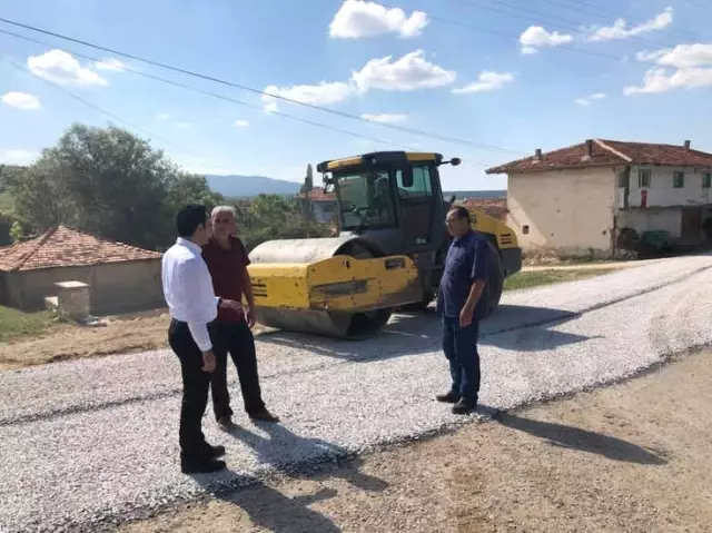 Altıntaş'ta Köy Yolu Çalışmaları