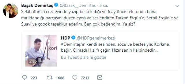 Başak Demirtaş eşinin şarkısını ''6 Ay Önce İlk Bana Mırıldandı'' Sözleri İle Duyurdu