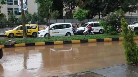 Kilis'te Şiddetli Yağış Etkili Oldu