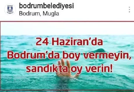 Tatil Cennetlerinde Belediyelerden Seçmene 24 Haziran Mesajı