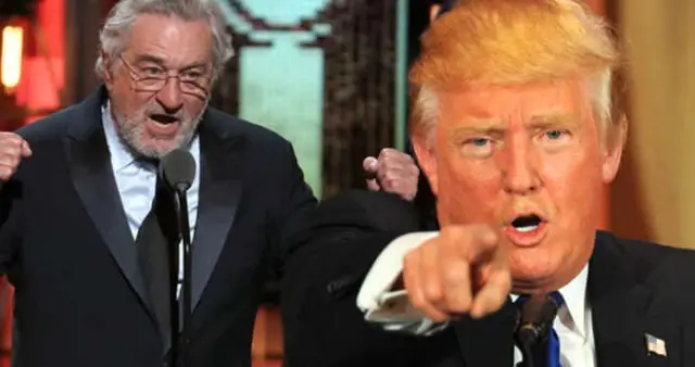 Donald Trump Sahnede Kendisine Küfür Eden Robert de Niro’ya ’Uyansana Sarhoş’ Diyerek Seslendi