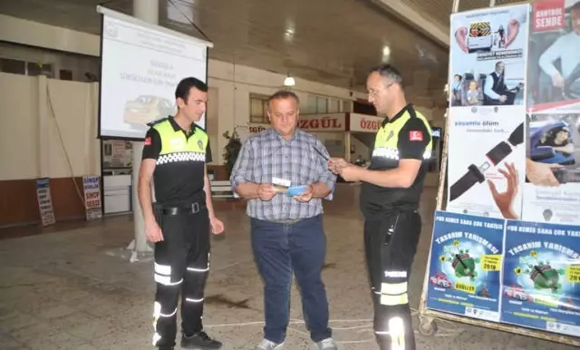 Bafra'da Sürücüler ve Yolcular Uyarıldı