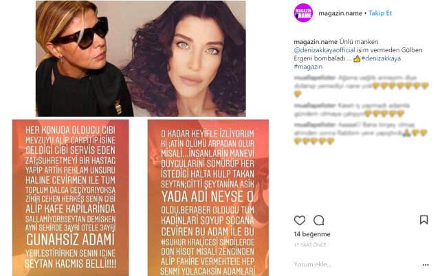 Deniz Akkaya Sanat Camiasından Birisine İsim Vermeden Ağır Sözler Söyledi