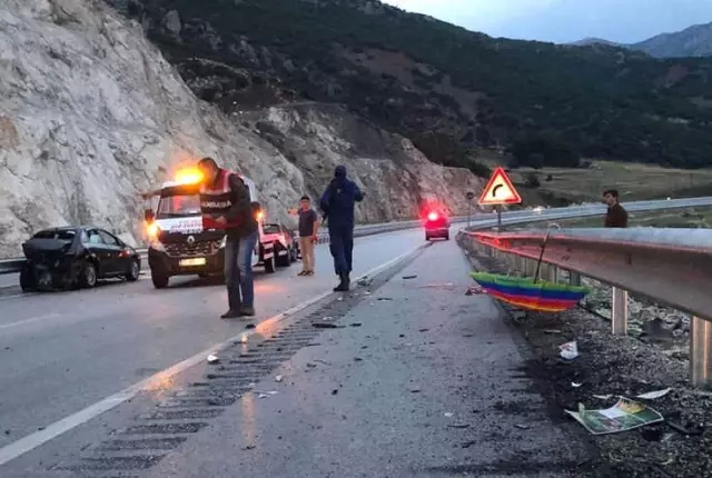 Burdur'da Trafik Kazası: 1 Ölü, 5 Yaralı