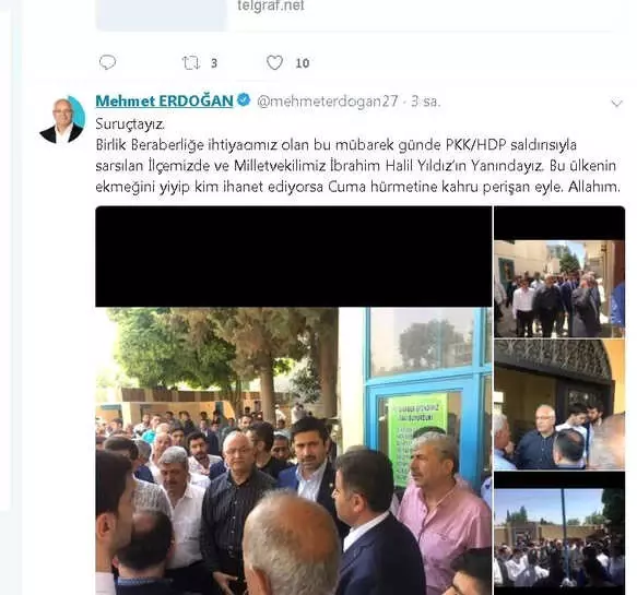 Milletvekili Erdoğan Yıldız'a Destek İçin Suruç'a Gitti Milletvekili Erdoğan Yıldız'a Destek İçin Suruç'a Gitti