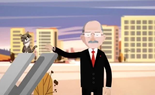 CHP, Kılıçdaroğlu'nun Animasyon Olarak Yer Aldığı Video İle Gençlerden Oy İstedi
