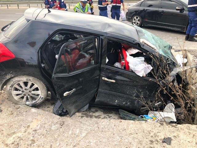 Direksiyon Hakimiyetini Kaybeden Kadın Sulama Kanalına Uçtu.1' Bebek 3 Kişi Öldü