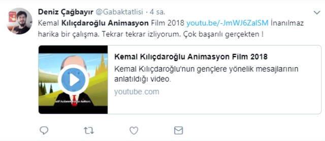Kılıçdaroğlu'nun Animasyonu Sosyal Medyayı Salladı