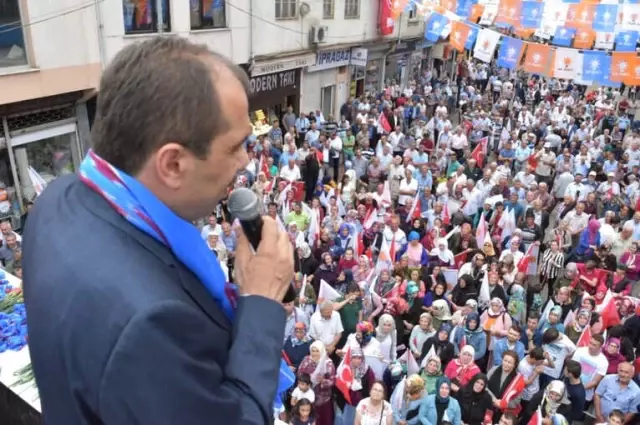 Vakfıkebir AK Parti Millletvekili Adaylarını Bağrına Bastı Vakfıkebir AK Parti Millletvekili Adaylarını Bağrına Bastı