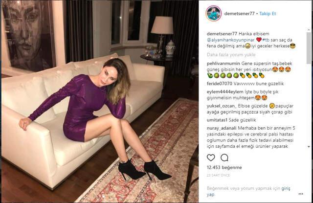 Demet Şener'in Elbisesi Sosyal Medyayı Karıştırdı