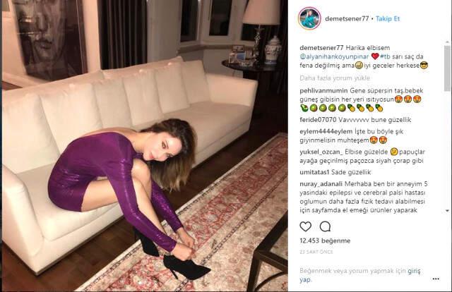 Demet Şener'in Elbisesi Sosyal Medyayı Karıştırdı