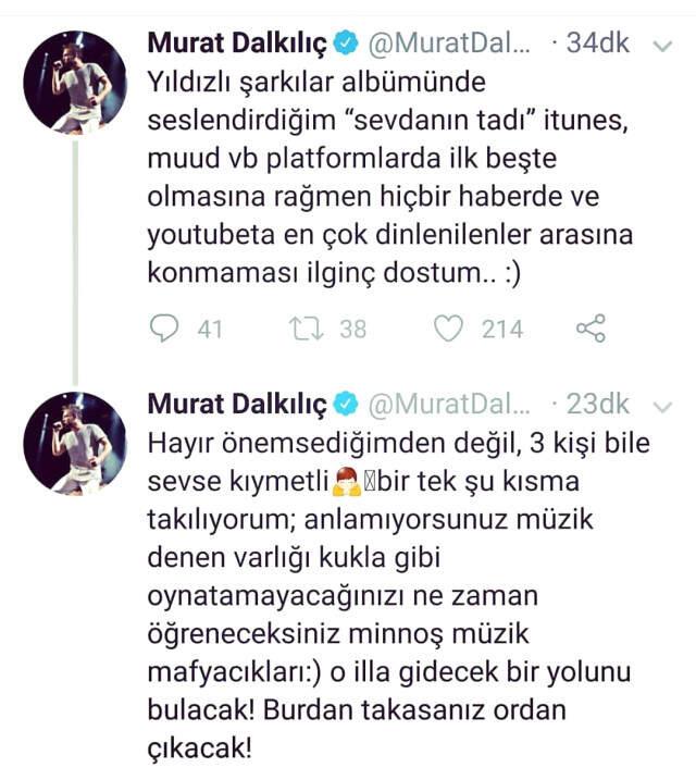 Murat Dalkılıç Şarkısı Listeye Alınmayınca Çok Kızdı