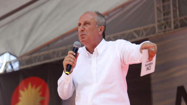 CHP'nin cumhurbaşkanı adayı Muharrem İnce 24 Haziran seçiminin kaybedenini açıkladı