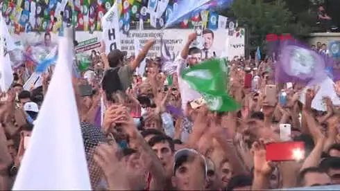 Diyarbakır Buldan, Hdp'nin Diyarbakır Mitingine Katıldı