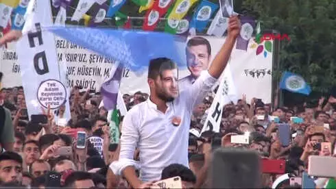 Diyarbakır Buldan, Hdp'nin Diyarbakır Mitingine Katıldı