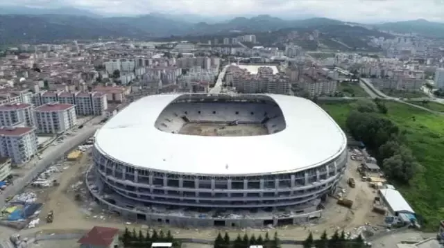 Ordu Stadının Yüzde 80'i Bitti, Eylül'de Açılıyor Ordu Stadının Yüzde 80'i Bitti, Eylül'de Açılıyor