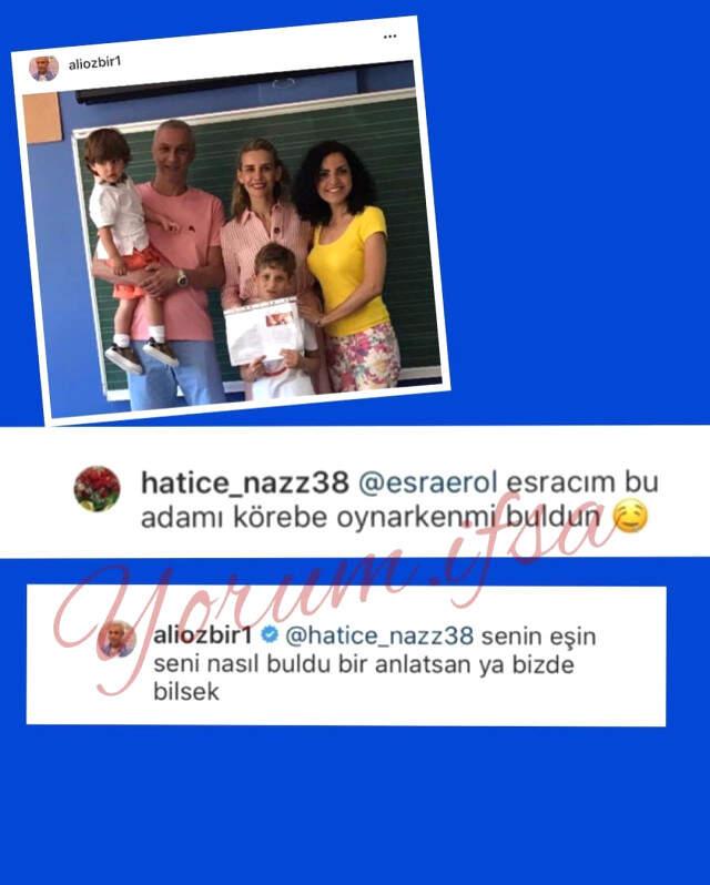 Ali Özbir'den Kendisini Eşi Esra Erol'la Yakıştırmayan Takipçisine Sert Yanıt