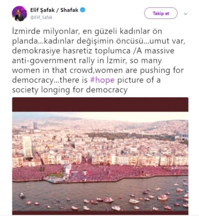 Elif Şafak 24 Haziran Seçimlerinde Tercihini Muharrem İnce'den Yana Kullanacak