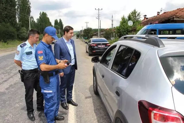 Kaymakam Başar, Yol Kontrol Uygulamasına Katıldı