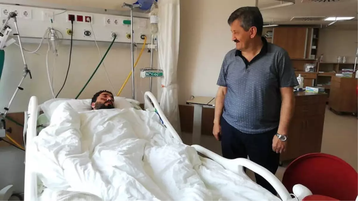 Türkmen ve Tosun'dan Yaralı Madencilere Ziyaret