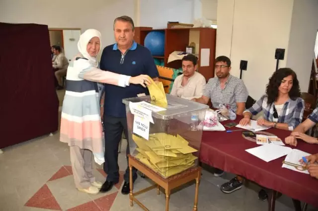 Başkanlar Oylarını Kullandı