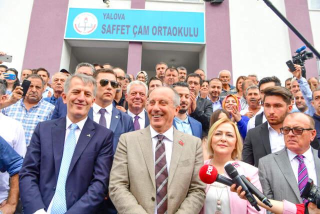 CHP'nin Cumhurbaşkanı Adayı Muharrem İnce, Oyunu Kullandı