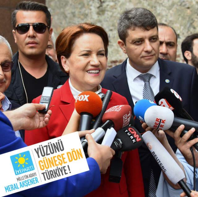İYİ Parti'nin Cumhurbaşkanı Adayı Meral Akşener, Oyunu Kullandı