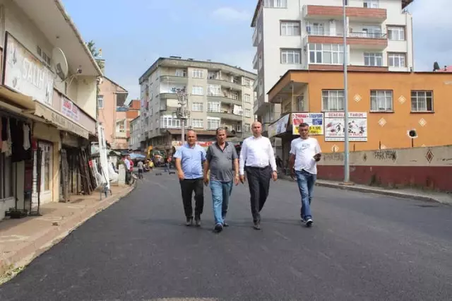Tekkeköy'de Asfalt Çalışması