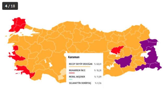 24 Haziran seçimlerinde Erdoğan hangi illerde rekor kırdı?