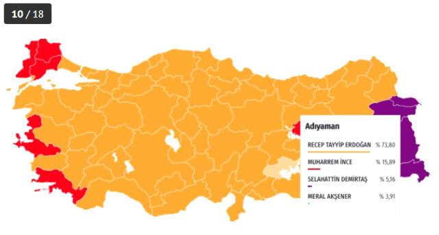24 Haziran seçimlerinde Erdoğan hangi illerde rekor kırdı?