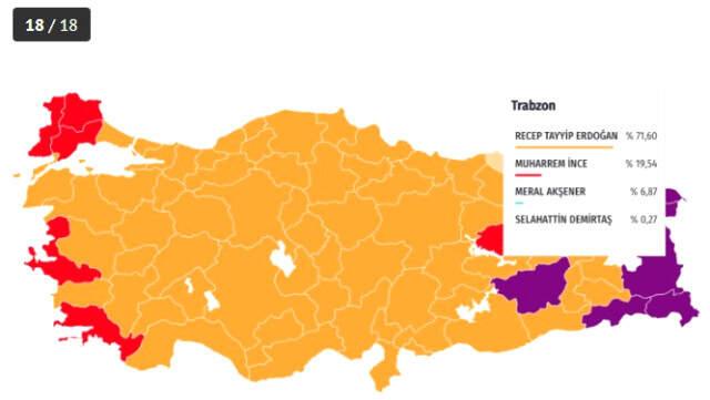 24 Haziran seçimlerinde Erdoğan hangi illerde rekor kırdı?
